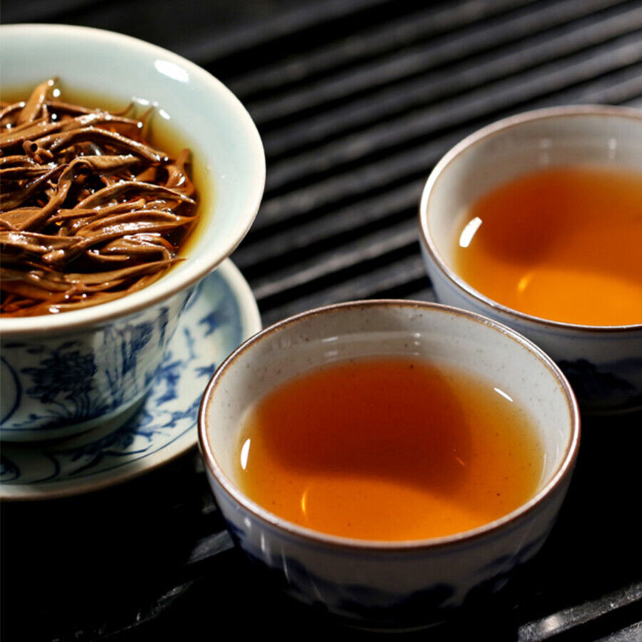 HelloYoung Fengqing Dian Hong Huang Jin Luo Golden Tea Yunnan Dianhong Black Tea 250g/can