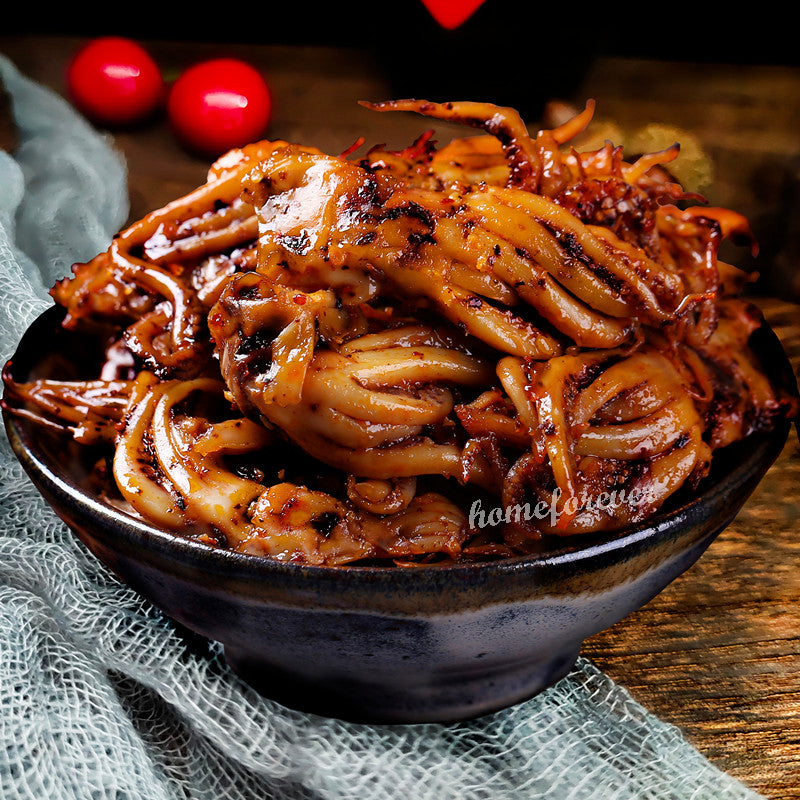 500g Spicy Squid Snacks Chinese Snack Food 香辣鱿鱼须 Main image