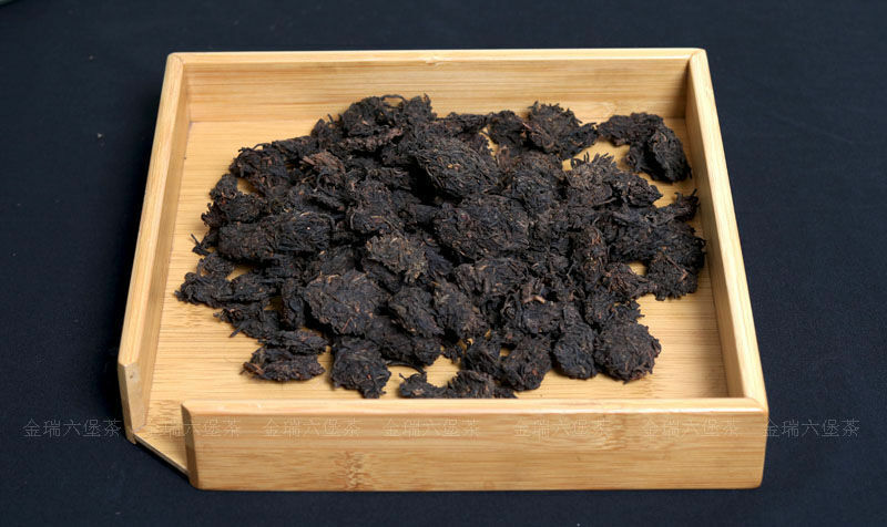 HelloYoung Guangxi Hei Cha Aged Wild Liu Bao Lao Cha Tou Golden Bud Nuggets Dark Tea 500g