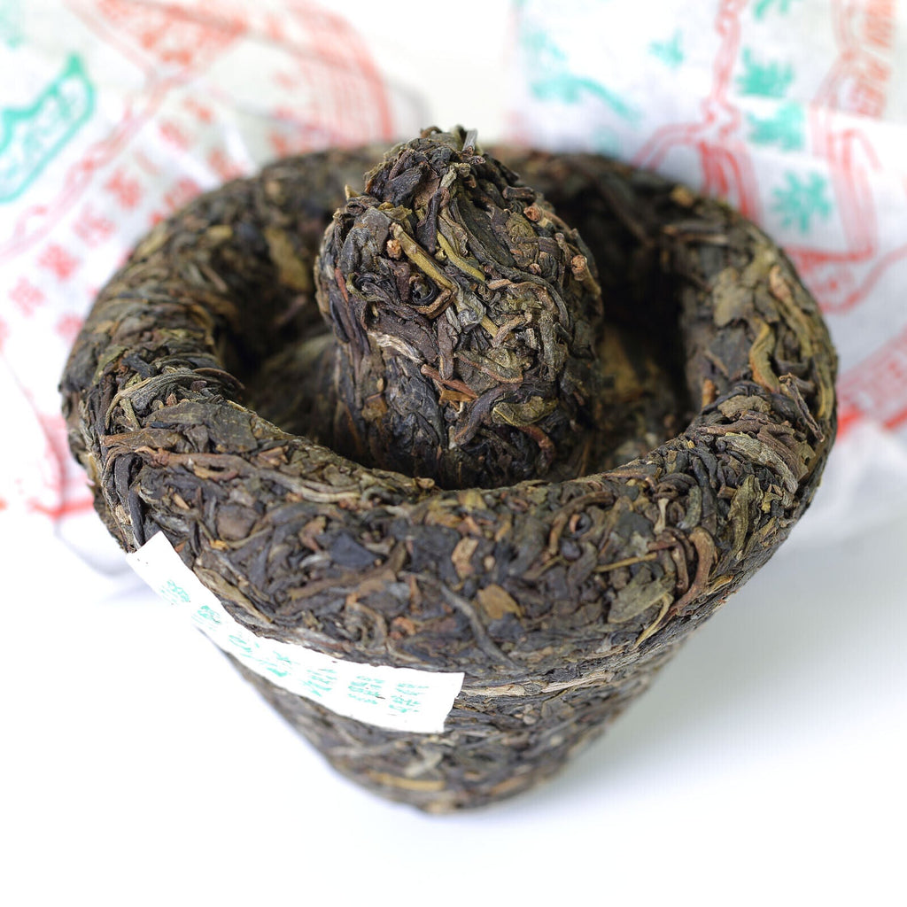 HelloYoung yr Yunnan Puerh Puer Pu'er Tea Lucky Dragon Mushroom Shape Tuo Cha Raw Cake