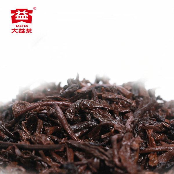 HelloYoung TAETEA Ripe Puer Tea Batch 2101 Menghai Dayi "Pu Zhi Wei" Shu Puer Tea 357g
