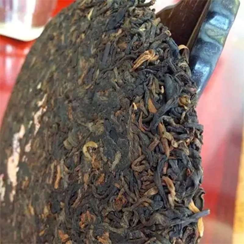 TemuTea 357g Menghai Dayi Cooked Pu-erh Tea Cake Aged Ripe Puer Tea with Aroma