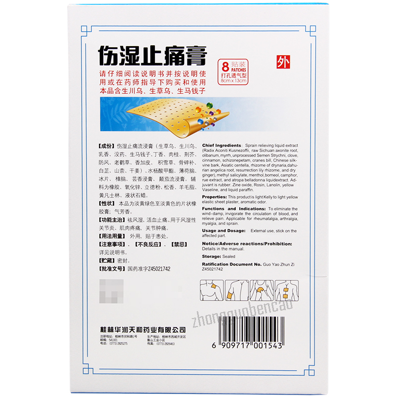 Tianhe Shangshi Zhitong Gao 天和伤湿止痛膏 Secondary image