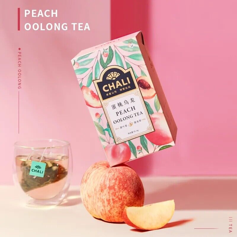 HelloYoung Fruit Tea Peach Oolong Tea Hot Cold Brew Tea 3g*15bags 茶里蜜桃乌龙茶 花果茶 水果茶 白桃乌龙茶叶冷泡茶