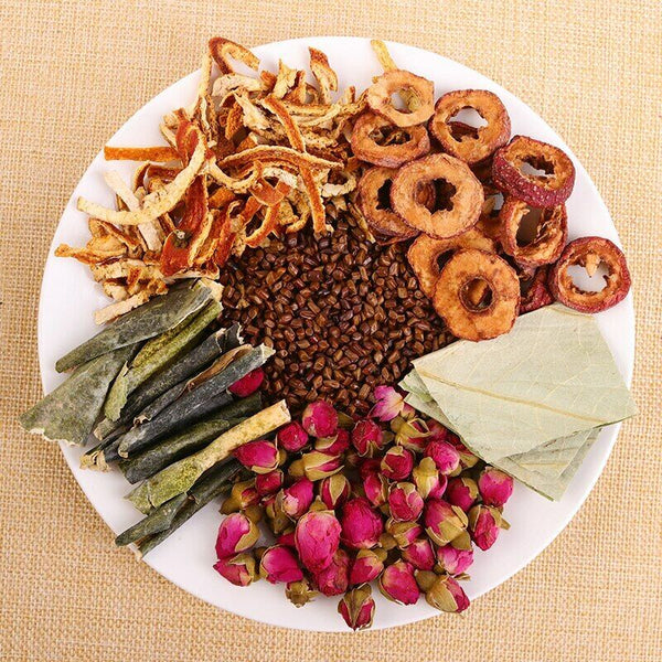 HelloYoung 40 Pcs Herbal Teabags Includes Rose Lotus Leaf and White Gourd Slimming Tea Bag