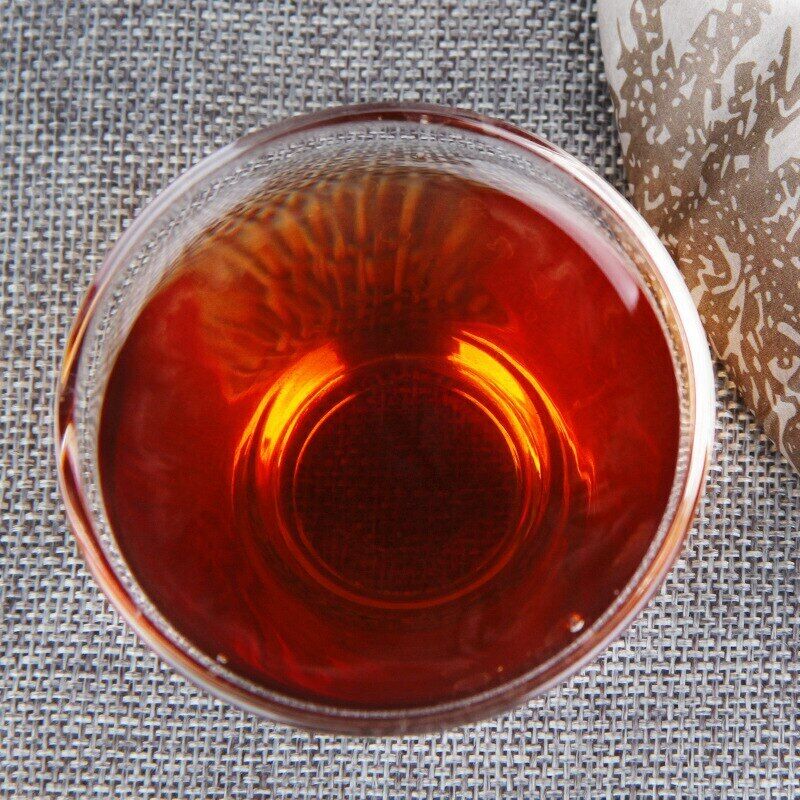 HelloYoung Yiwu Old Tree Shu Puer Qizi Cake 357g Ripe Puerh, and , Sent Randomly