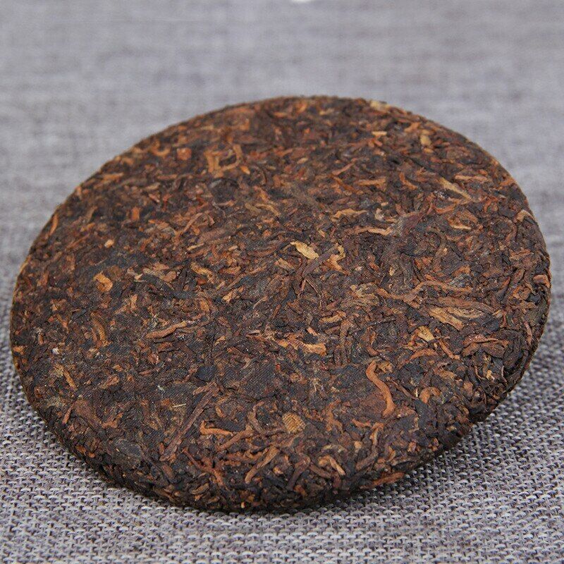 HelloYoung Chinese Yunnan Ripe Puerh Golden Bud Small Cake Shu Puer 100g