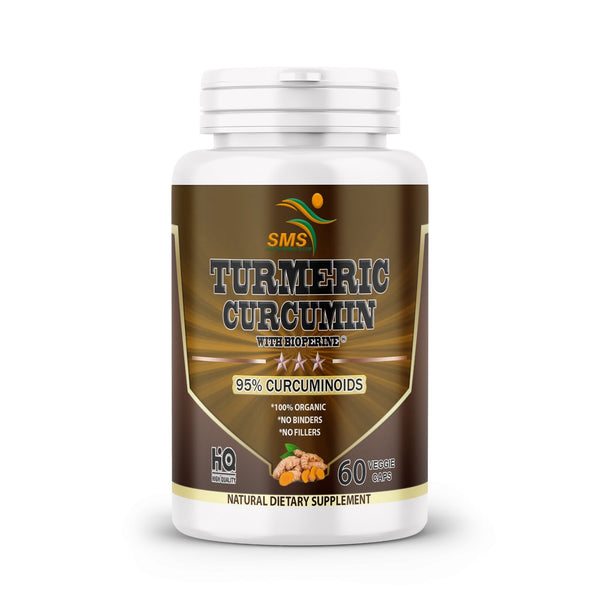 Turmeric Curcumin Potency 95% BioPerine Black Pepper Extract Bone & Joint Health