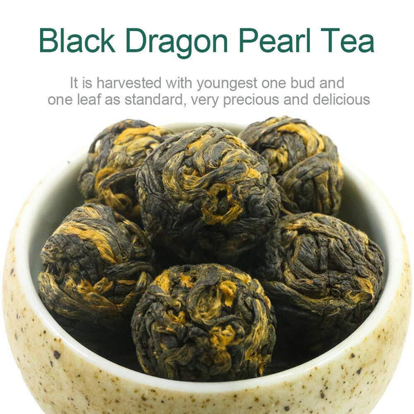 TemuTea 113g Special Yunnan Black Tea Organic  Black Dragon Pearl Tea
