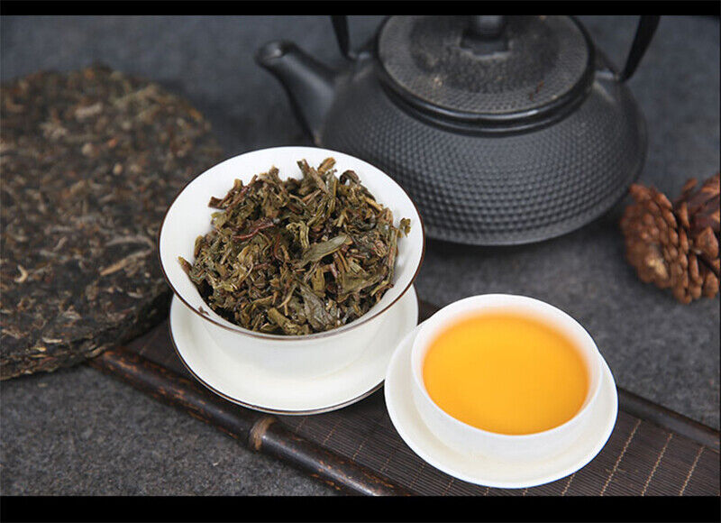 HelloYoung Nanqiao Bulang Arbor Tree Iron Pu-erh Tea Silver Medal Award Cake 357g Raw