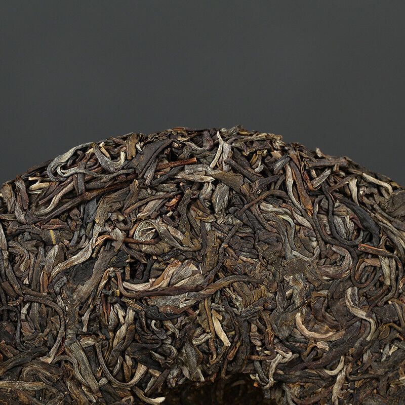 HelloYoung Xiaguan Qian Jia Zhai Wild Aged Old Tree Round Cake Puer Raw Pu'er Tea 357g