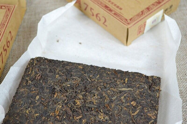 TemuTea 250g Yunnan Menghai Dayi Tea Pu-erh Tea Brick  Ecology Ripe Puer Tea
