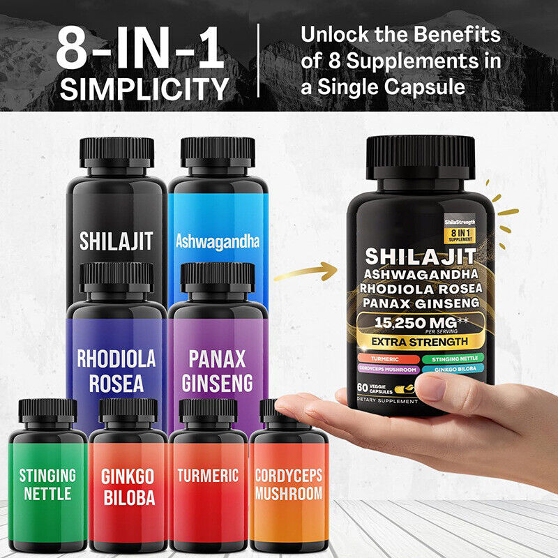 Himalayan Pure 100% Shilajit, Weiche Harz, Bio, Extrem Wirksam, Fulvinsäure