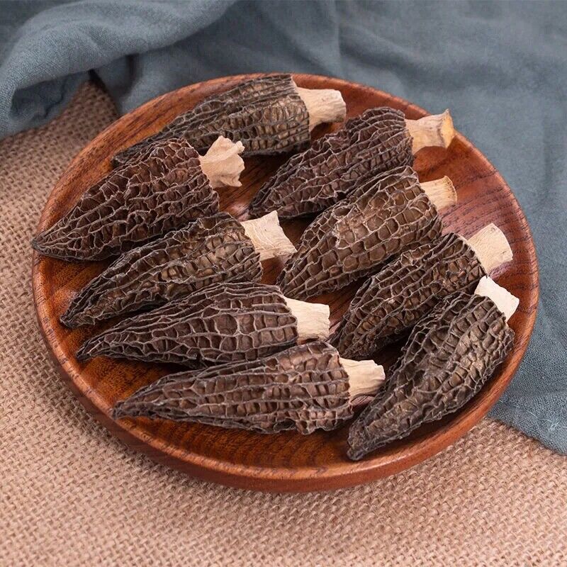 HelloYoung 50g High Quality MOREL-DRIED-MUSHROOMS- Naturals From the YUNAN of China 羊肚菌 Secondary image