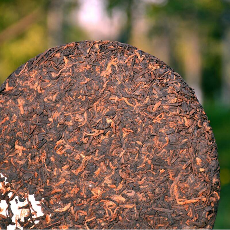 HelloYoung Xia Guan Shu Puer Yunnan Lao Pao Ripe Puerh Tea Cake 357g