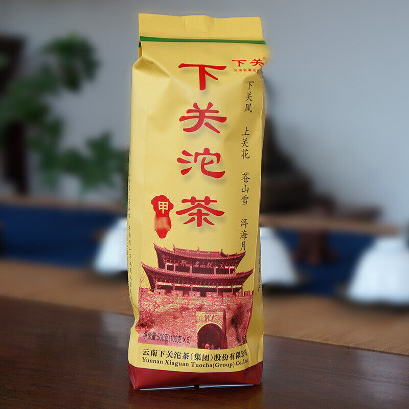 HelloYoung Yr Xiaguan Jia Ji Tuo Cha Puer Tea Raw Pu'er Puerh Tea Yunnan Tuocha 100g*5 Secondary image