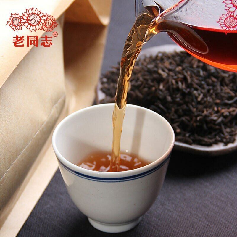 HelloYoung Lao Tong Zhi Level 5 Ripe Puer Loose Tea Haiwan Shu Puerh Tea 1000g