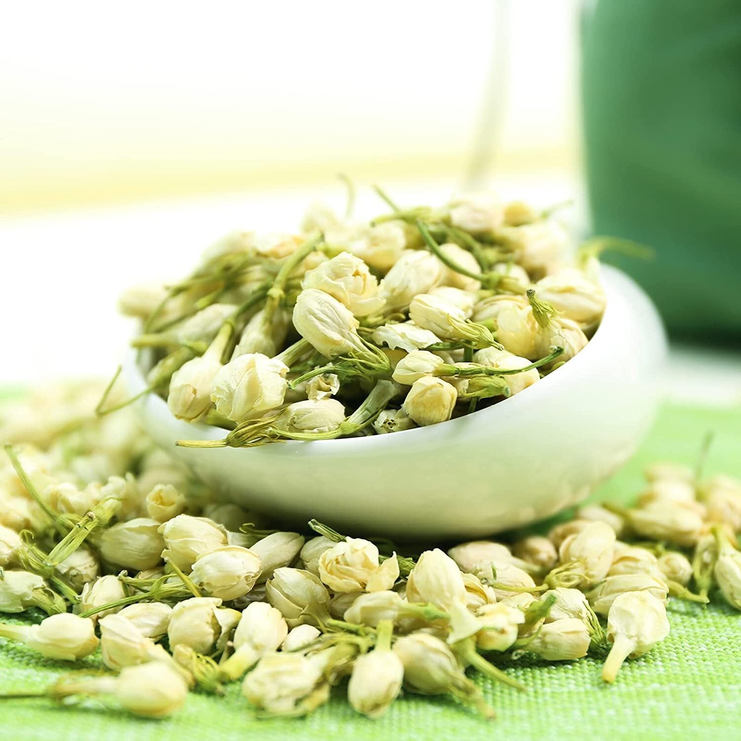 Premium Edible Flowers Whole Buds, Organic  Dried Jasmine Flowers Main image