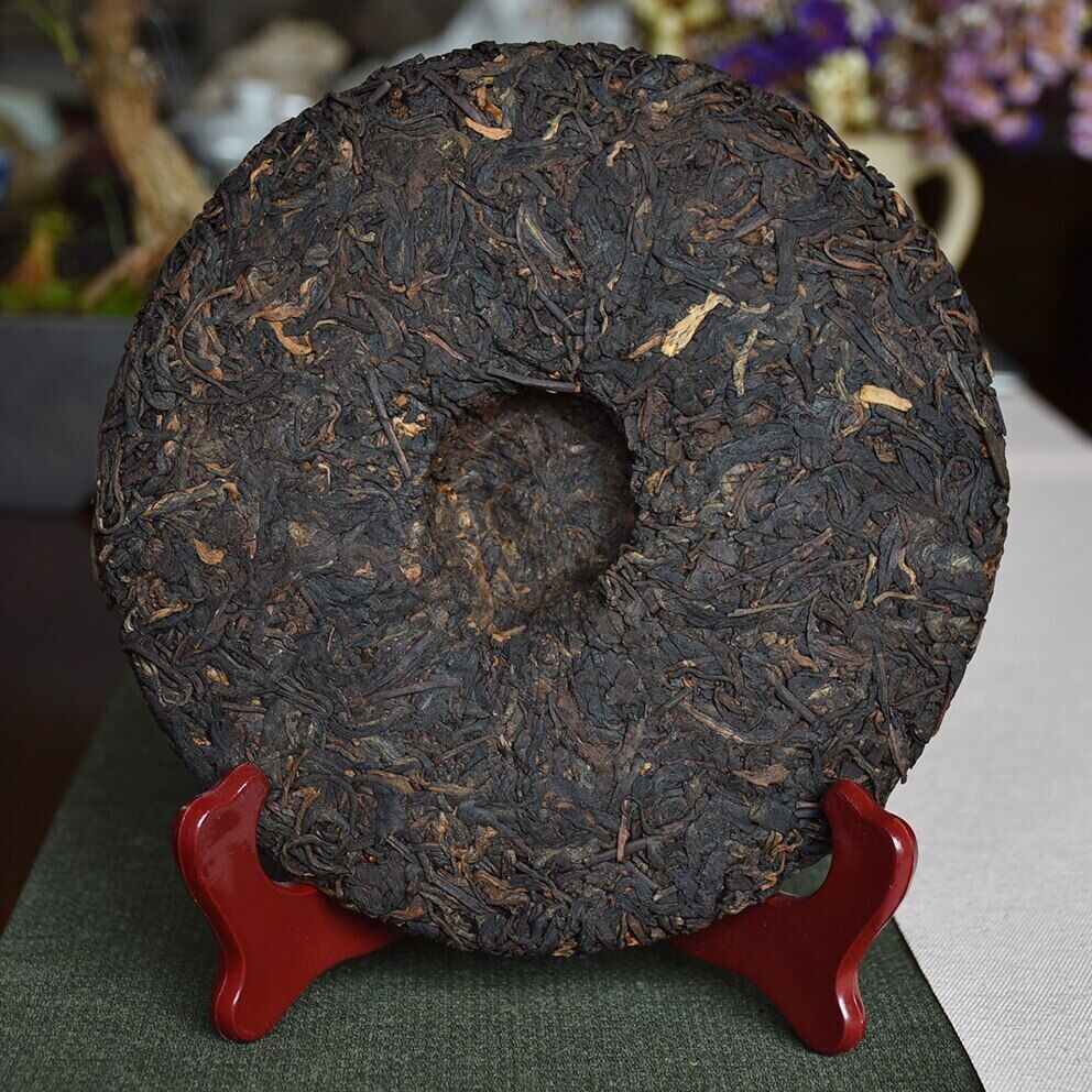 HelloYoung Haiwan Hot Sun Shu Ripe Puer Old Comrade Chinese Ripe Puer Tea 357g
