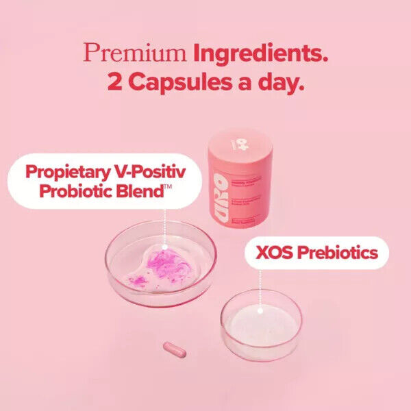 O Positiv URO Vaginal Probiotic Vegan Capsules - 60ct