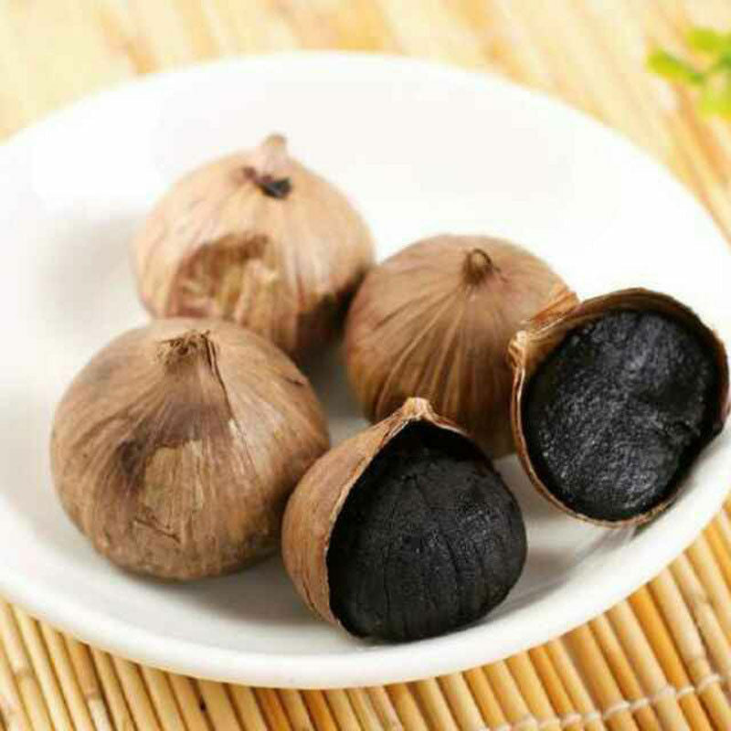 HelloYoung Single Clove Black Garlic 90 Day Fermentation Blood Sugar Balance Food 100g~500g Main image