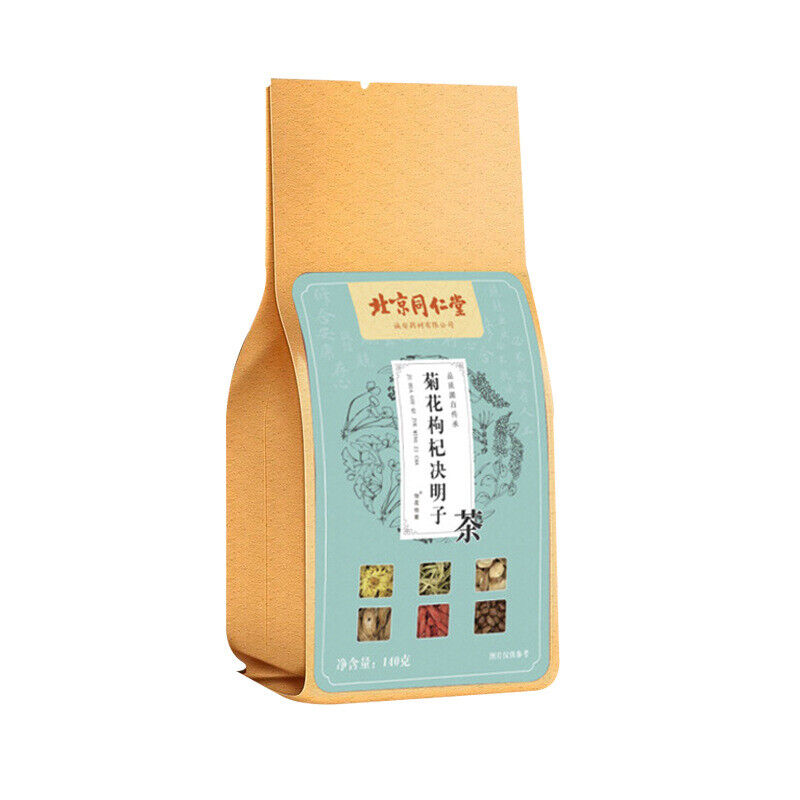 同仁堂正品菊花枸杞决明子牛蒡茶140g TongRenTang Chrysanthemum Wolfberry cassia seed Burdock Tea Main image