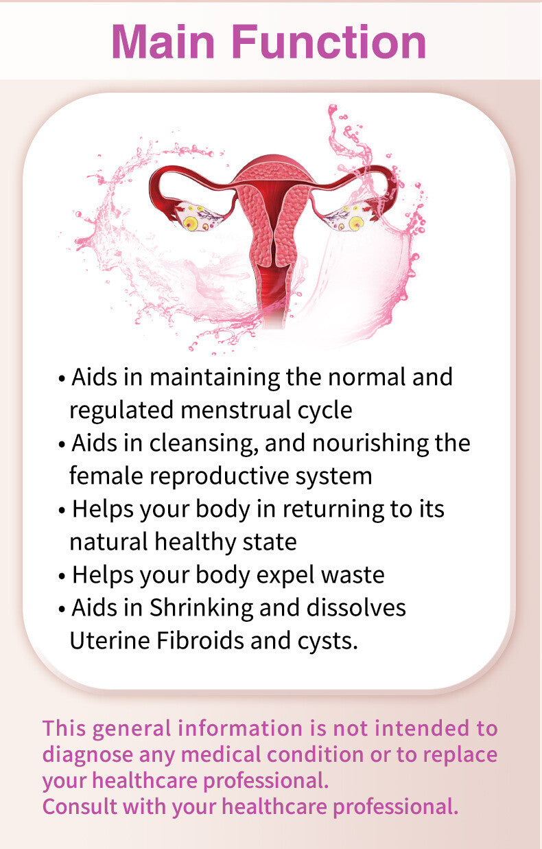 Fibroid Tea 100% Natural Relaxes Uterus Shrinks Fibroids Eases Pain 20 Tea Bag