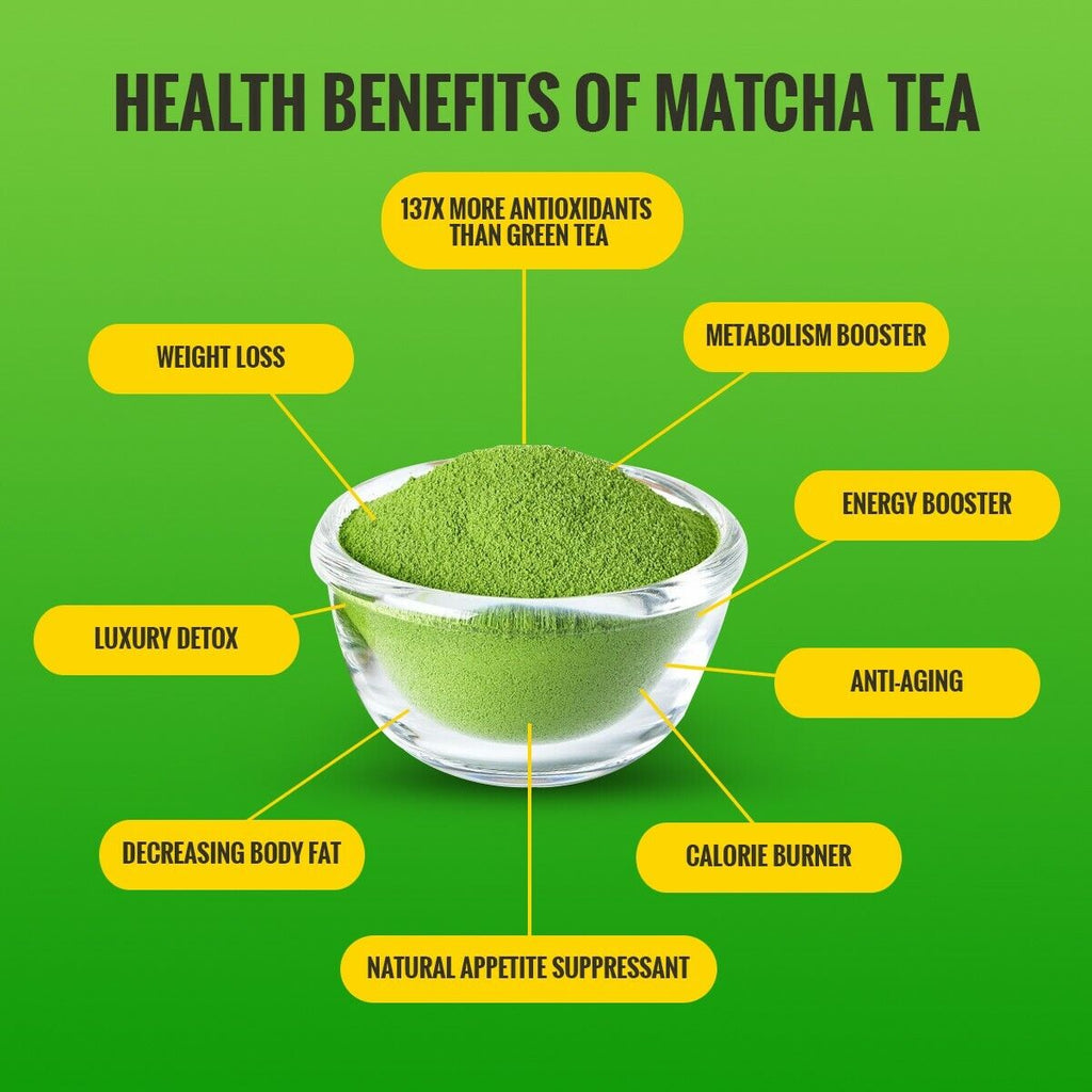 HelloYoung Japanese Ceremonial Matcha Green Tea Powder - Premium Quality - Authentic