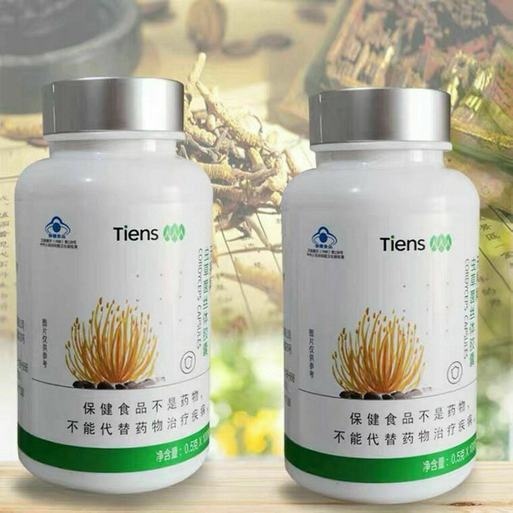 Tiens Chongcao Jiaonang天狮虫草胶囊 2瓶 0.5g*100片/瓶
