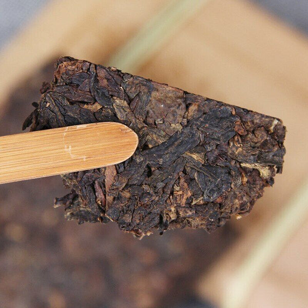 HelloYoung Island Old Tree Shu Puer Tea Arbor Fragrant Tea Brick 500g Ripe Puerh