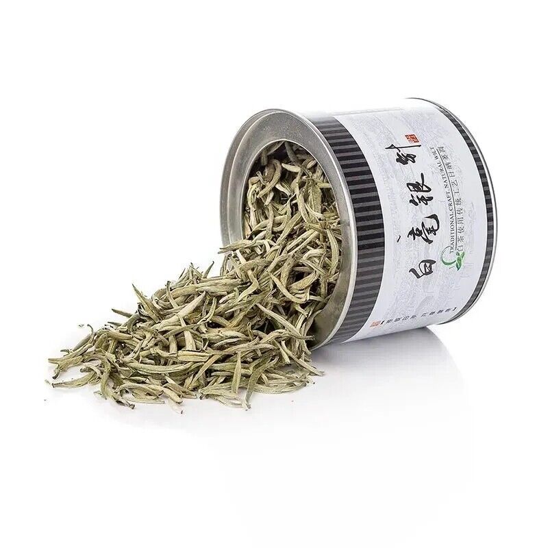 HelloYoung 50g Organice TOP China Premium Silver Needle Fuding White Tea Gift Top Bud Tea Secondary image