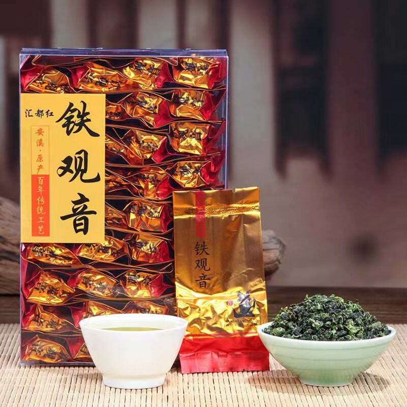 250g Anxi Tieguanyin Organic Green Tea Bagged Tie Guan Yin Oolong Tea Loose Leaf Main image