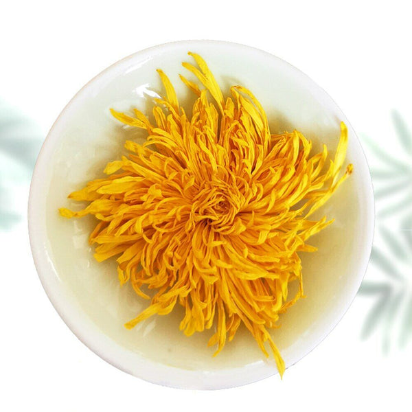 HelloYoung 50pcs Chinese Blooming Tea Golden Chrysanthemum Dried Flower Tea for Weight Lose