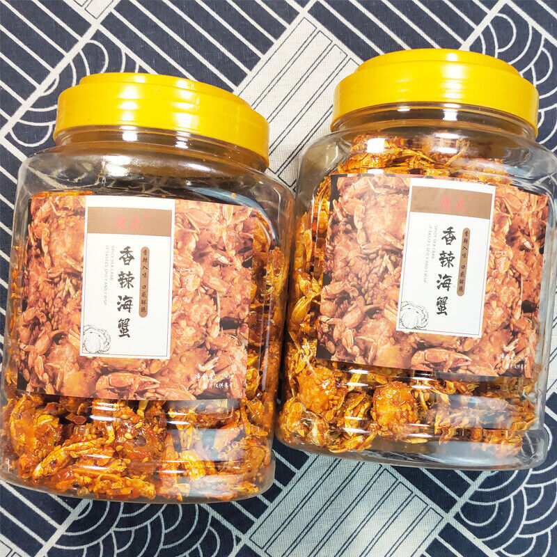 Crab Small Crabs Spicy Sea Instant Snacks Crispy Crab Canned 250g Main image