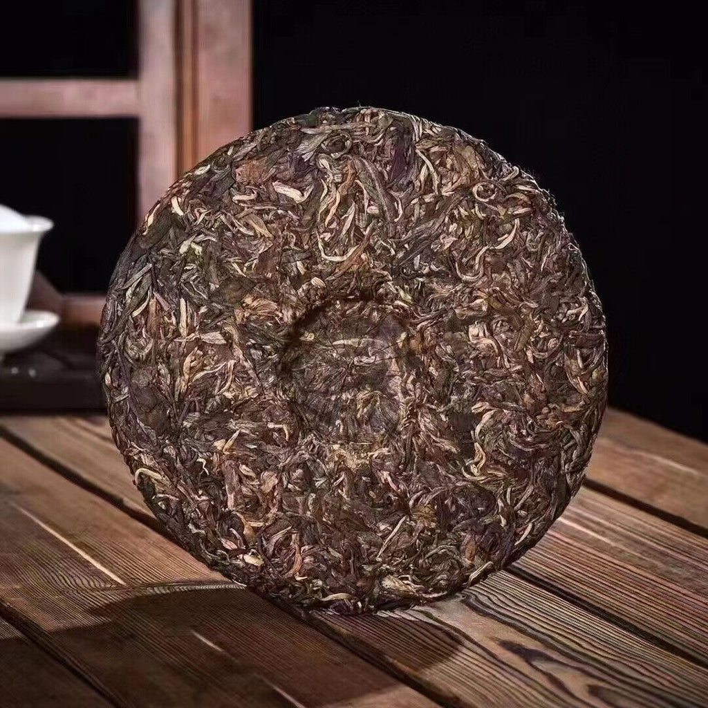 357g Raw Puer Cake Tea Nanpolaozhai Raw Pu-erh Tea Cake Authentic Puerh Tea
