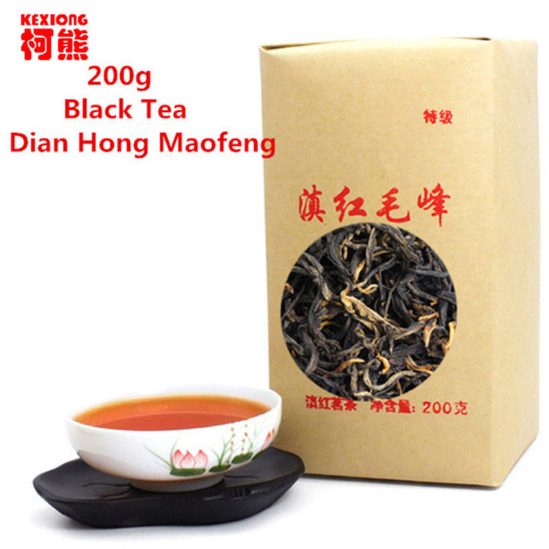 HelloYoung200g Dian hong maofeng organic tea large congou black tea premium red Secondary image