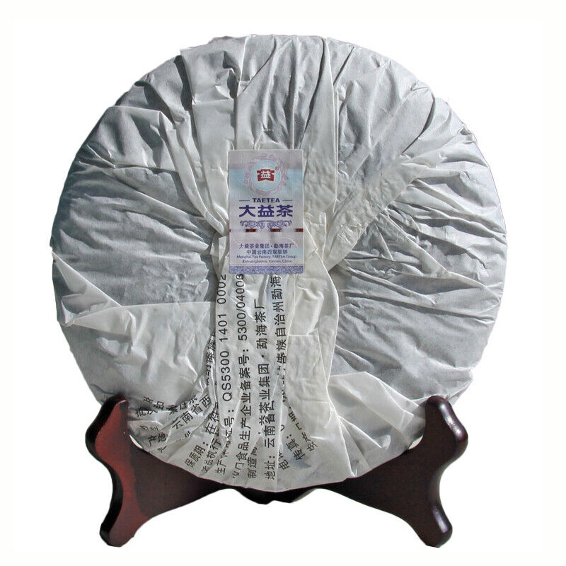 HelloYoung Menghai Dayi Joyful Pu'er Tea Cake TAETEA Chinese Puerh Pu-erh Raw 357g
