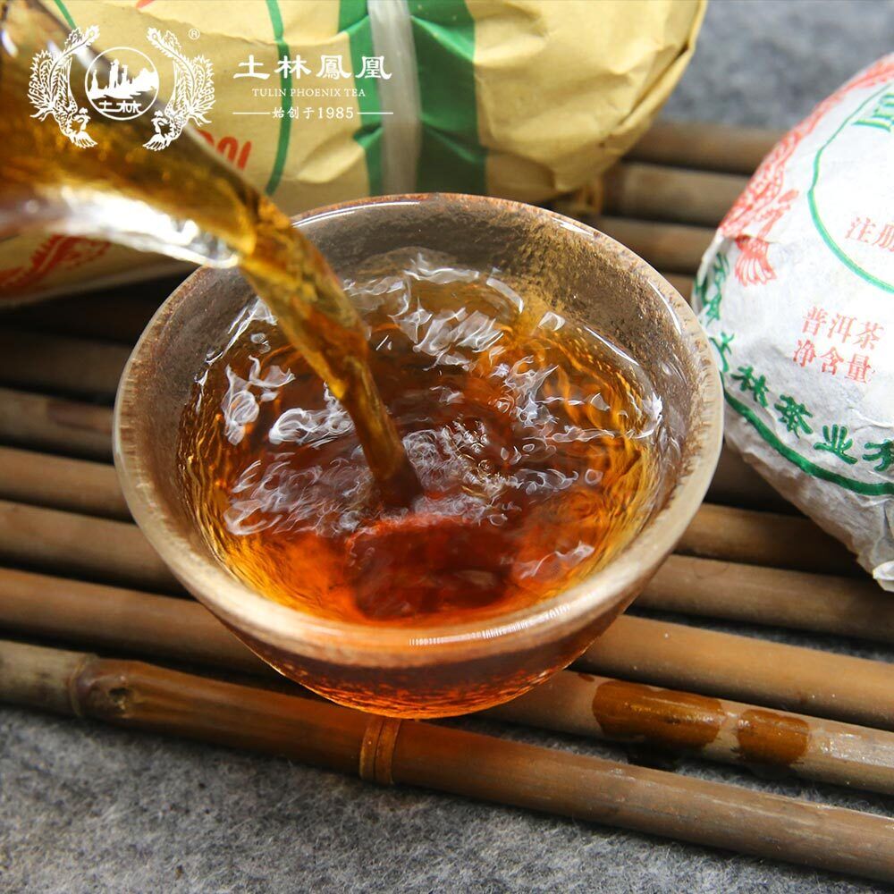 HelloYoung Tulin Ripe Pu Erh Tuo Cha Phoenix Puer Tuocha 801 Shu Puer Tea 100g/3.52oz