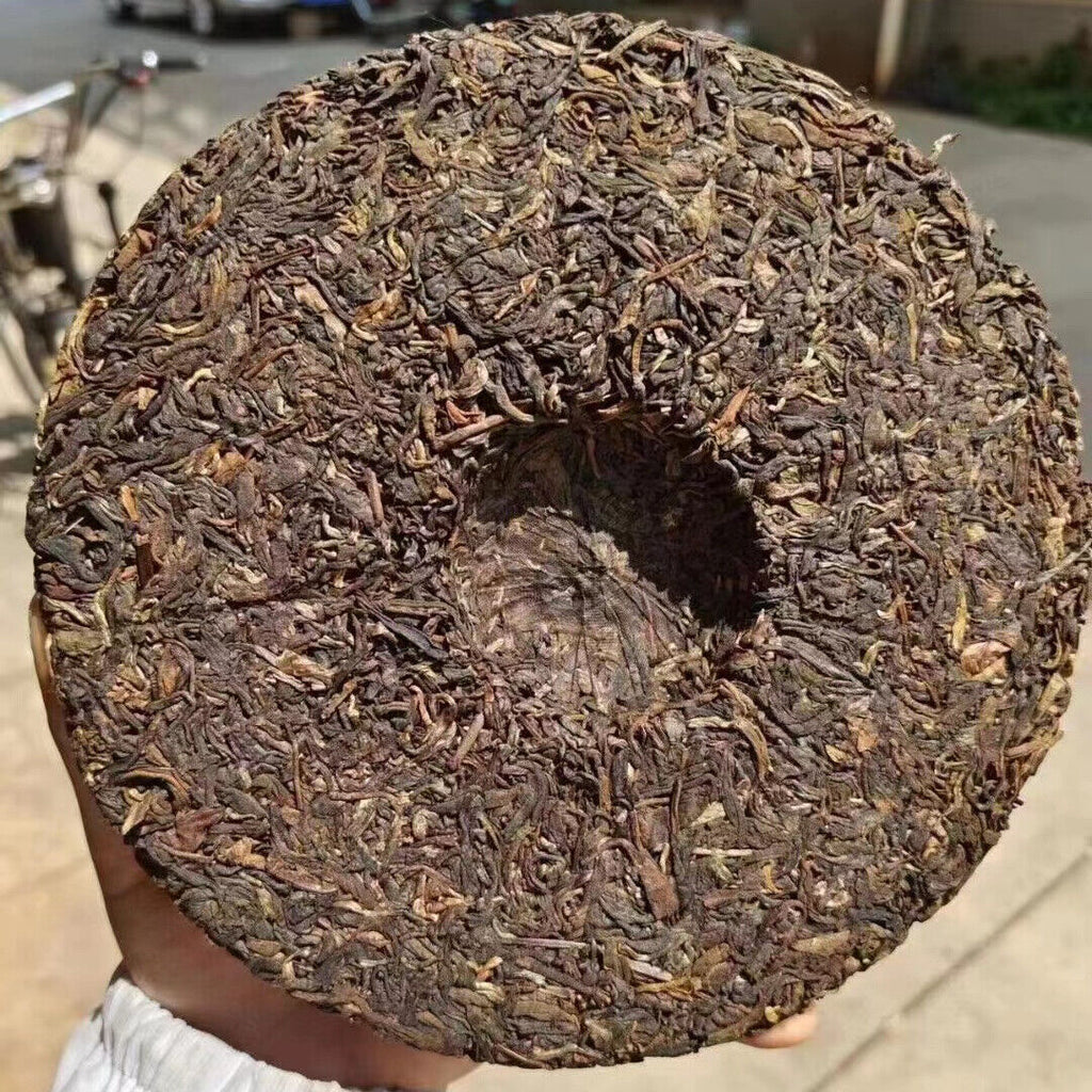 357g  vieux Puerh gâteau de thé cru  Mansong thé pu-erh cru thé Pu'er vieilli