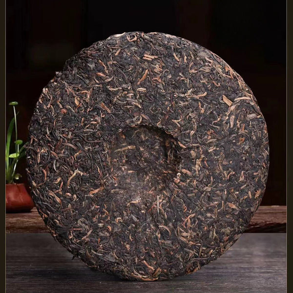 357g Yunnan Qizi Pu'er Cake Tea Menghai 7542 Pu-erh Sheng Tea Raw Puerh Tea