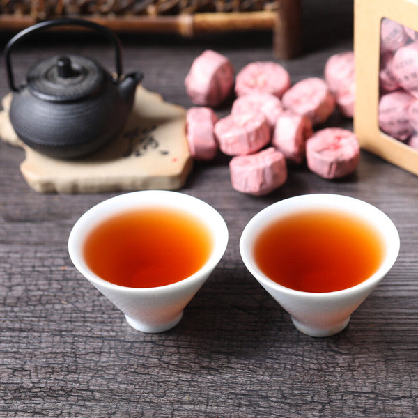 HelloYoung 50 Pcs 10 Different Flavors Puer Tuocha Mini Yunnan Pu-erh Tea Ripe Raw 250g
