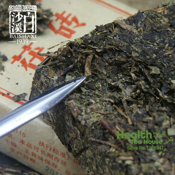 HelloYoung Anhua Baishaxi /17/18/19 yr Dark Tea Golden Flower Dark Tea Fu Brick 300g