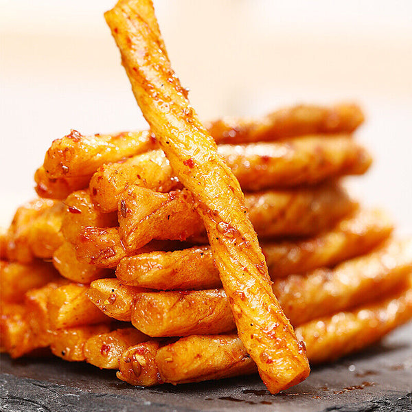 22g*10bags Instant Braised vegetarian Beef tendon spicy strip spicy snacks 素牛筋辣条