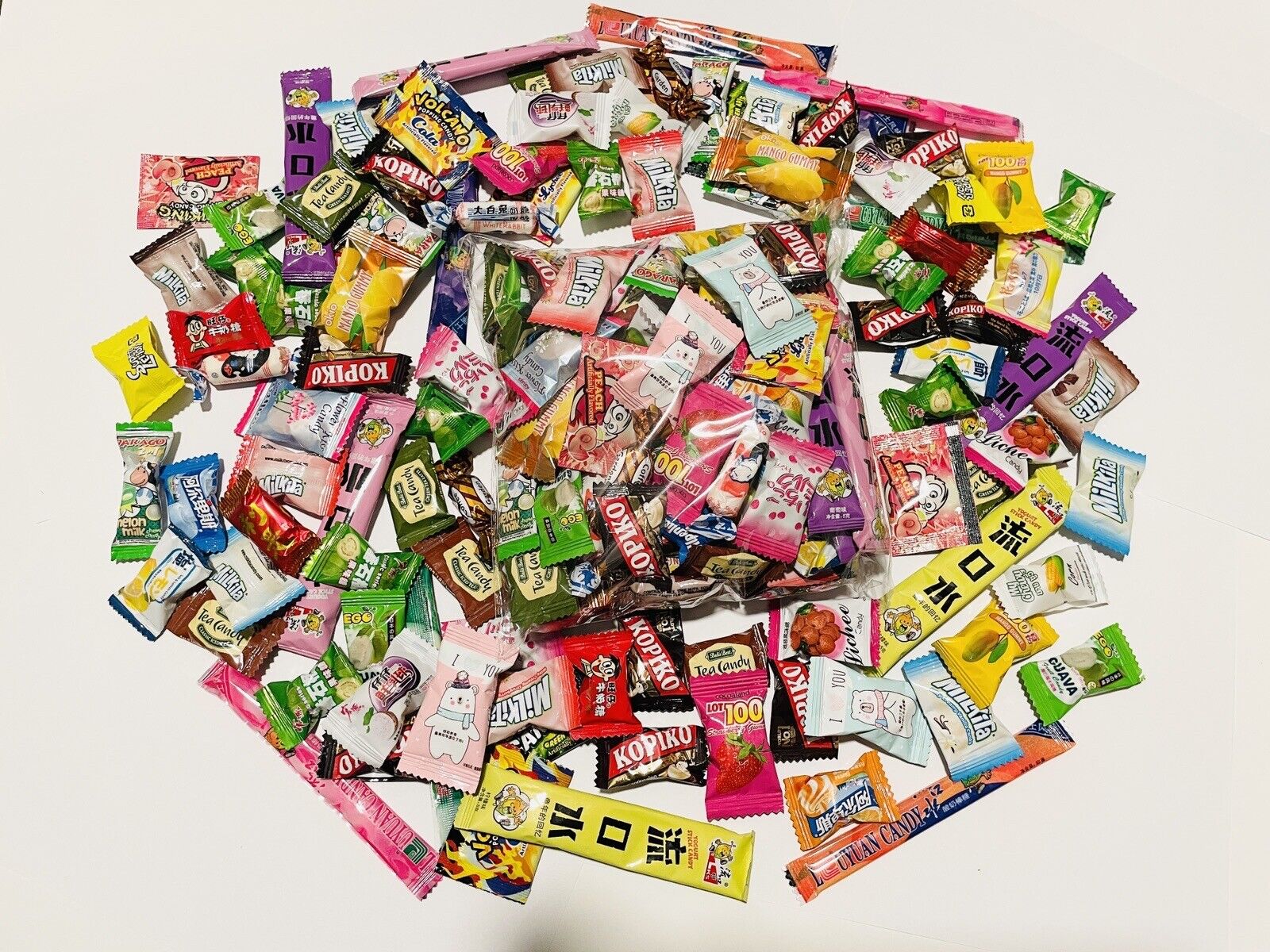 100 Stück Süßigkeiten Asiatischer Snack Japan China Korea Vielfalt Tester Probe Main image
