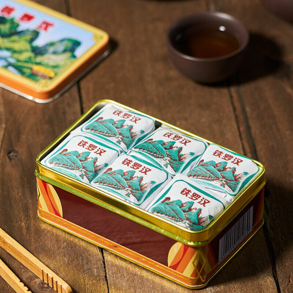 HelloYoung Sea Dyke Brand AT106 Tie Luo Han Steel Boxed Fujian Iron Arhat Oolong Tea 60g