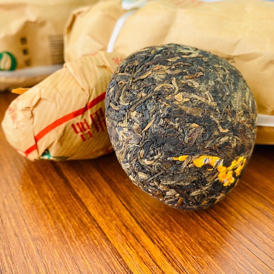 HelloYoung Yunnan Fengqing Special Grade Tuo Cha Golden Ribbon Pu'er Raw Tea Tuo 500g