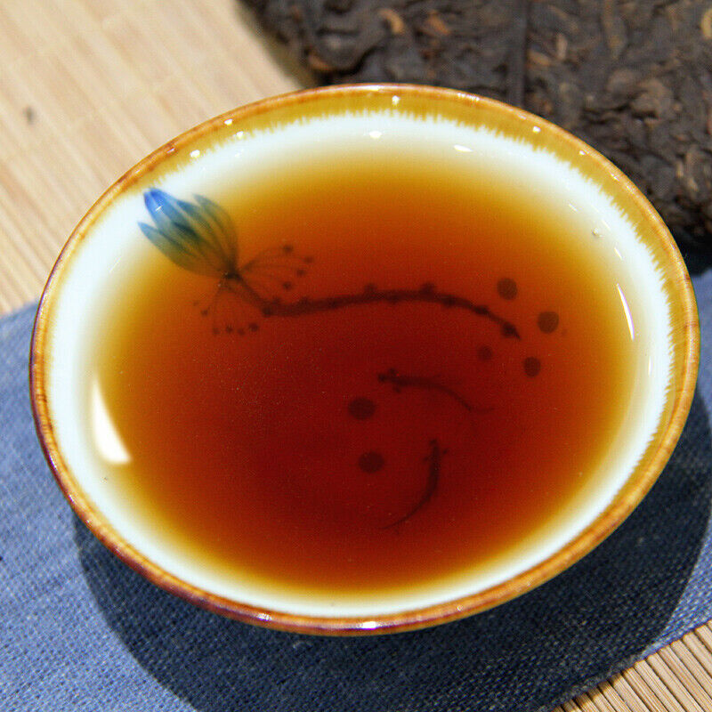 HelloYoung CHINATEA Classic 8571 Pu-erh Tea Cake 2021 357g Ripe Yunnan Chi Tse Beeng Cha