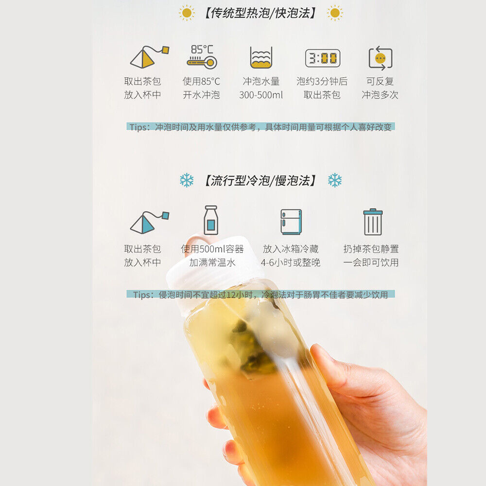 HelloYoung Natural Healthy Tea Fat FlowTea日式脂流茶 5g*30小袋荷叶茶排油枸杞菊花决明子大麦桑叶甘草茶包 清脂j减油茶解腻 喝出轻盈体态