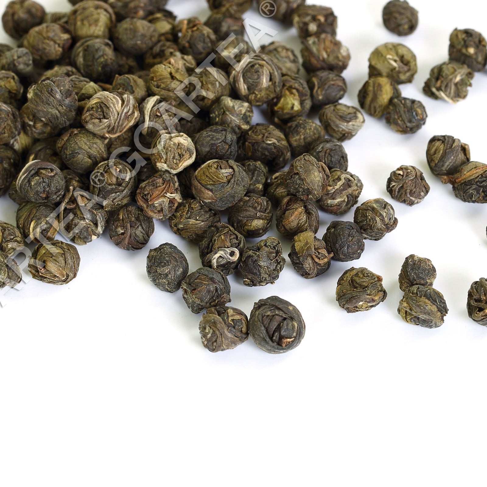 GOARTEA 60Pcs*8g Premium Jasmintee Jasmine Dragon Pearl Tea Jasmin Grüner Tee