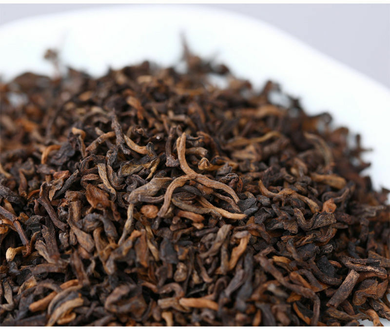 HelloYoung Anning Haiwan Tea Arbor Old Pu'er Special Grade Loose Ripe Puer Tea 100g